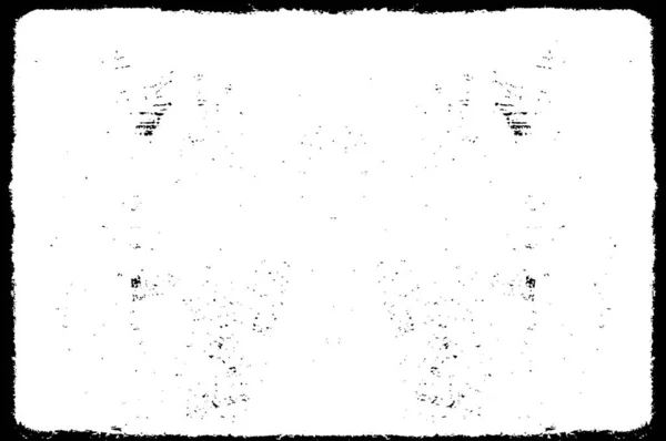 Affiche Avec Motif Grunge Abstrait Conception Symétrique Monochrome Pour Une — Image vectorielle