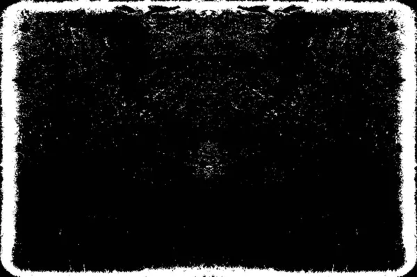 Plakat Abstrakcyjnym Wzorem Grunge Monochromatyczna Symetryczna Konstrukcja Wykorzystania Tle — Wektor stockowy