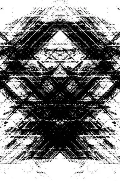 Fundal Abstract Alb Negru Textura Monocromă Fisurilor Prafului Petelor Model — Vector de stoc