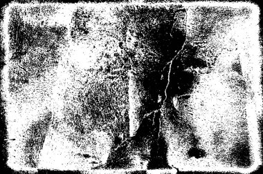 arkaplanda çatlaklar olan soyut siyah beyaz grunge arkaplanı