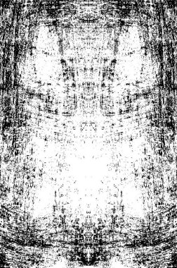 Soyut grunge desenli bir arka plan. Tek renkli simetrik tasarım.