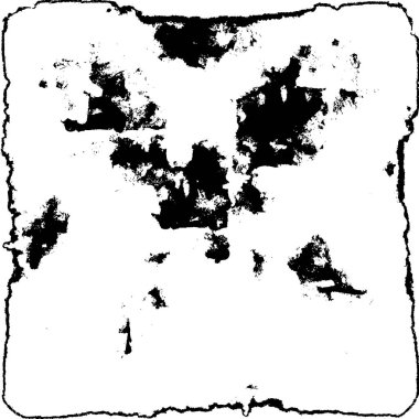 Grunge dokusu çatlaklar, cipsler, lekeler. Siyah ve beyaz yazdırılmış ögelerin soyut deseni