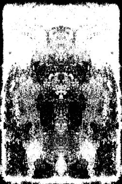 arkaplanda çatlaklar olan soyut siyah beyaz grunge arkaplanı