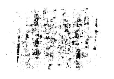 Grunge dokusu çatlaklar, cipsler, lekeler. Siyah ve beyaz yazdırılmış ögelerin soyut deseni