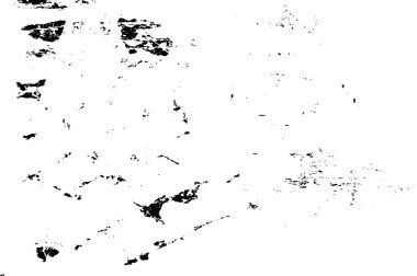 Grunge dokusu çatlaklar, cipsler, lekeler. Siyah ve beyaz yazdırılmış ögelerin soyut deseni