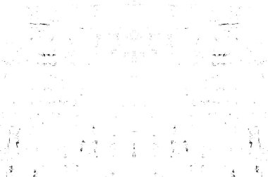 Grunge dokusu çatlaklar, cipsler, lekeler. Siyah ve beyaz yazdırılmış ögelerin soyut deseni