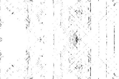 Grunge dokusu çatlaklar, cipsler, lekeler. Siyah ve beyaz yazdırılmış ögelerin soyut deseni