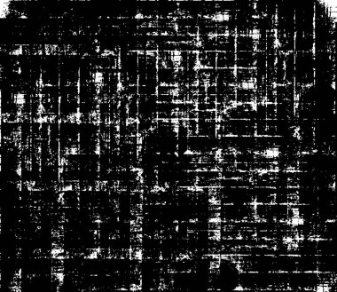 Grunge dokusu çatlaklar, cipsler, lekeler. Siyah ve beyaz yazdırılmış ögelerin soyut deseni