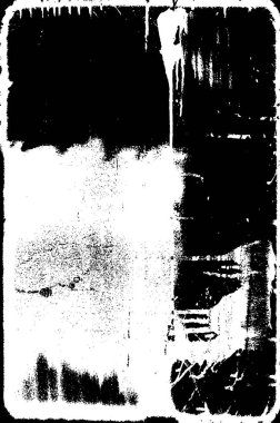 arkaplanda çatlaklar olan soyut siyah beyaz grunge arkaplanı