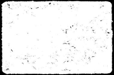 Grunge dokusu çatlaklar, cipsler, lekeler. Siyah ve beyaz yazdırılmış ögelerin soyut deseni