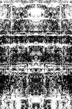 Grunge black and white pattern. Monochrome particles abstract texture. Background of cracks, scuffs, chips, stains, ink spots, lines. Dark design background surface. Gray printing element