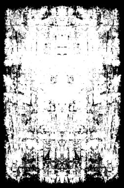 arkaplanda çatlaklar olan soyut siyah beyaz grunge arkaplanı