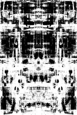 Siyah ve beyaz dokular. Soyut grunge arkaplanı. vektör illüstrasyonu