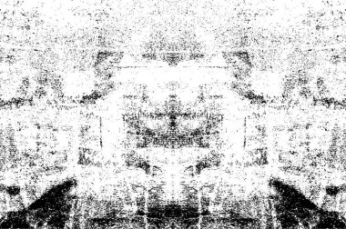Soyut grunge siyah beyaz desenli arkaplan.               