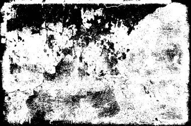 arkaplanda çatlaklar olan soyut siyah beyaz grunge arkaplanı