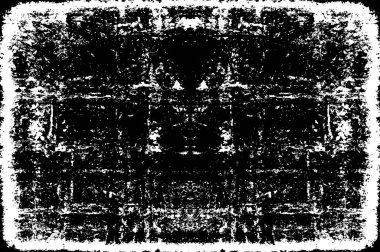 arkaplanda çatlaklar olan soyut siyah beyaz grunge arkaplanı