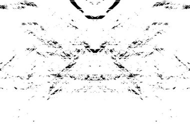 Çatlamış beton ya da taşın kaplama dokusu, yarım ton soyut vektör illüstrasyonu