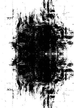 Çatlamış beton ya da taşın kaplama dokusu, yarım ton soyut vektör illüstrasyonu