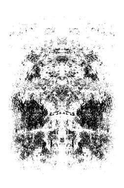 Çatlamış beton ya da taşın kaplama dokusu, yarım ton soyut vektör illüstrasyonu