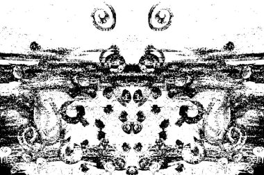 Siyah ve beyaz tonların efektini de içeren tek renkli soyut doku