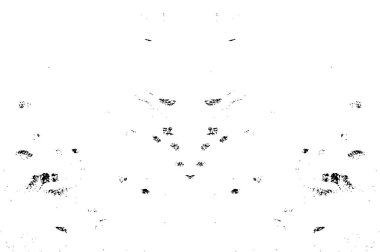  Çizik ve çizgilerle siyah beyaz dokuda soyut vektör arkaplanı