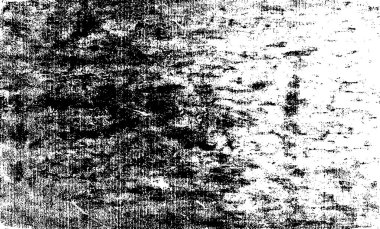  Çizik ve çizgilerle siyah beyaz dokuda soyut vektör arkaplanı