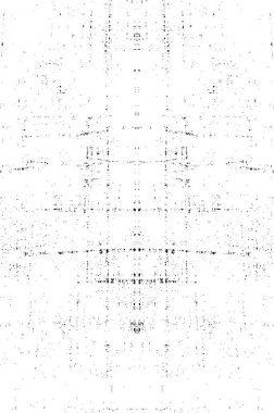  Çizik ve çizgilerle siyah beyaz dokuda soyut vektör arkaplanı