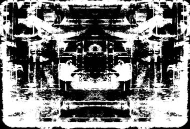 Çizik ve çatlaklarla dolu grunge dokusu