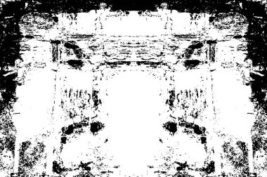 Sıkıntılı bir geçmiş. Siyah ve beyaz dokular. soyut vektör illüstrasyonu.