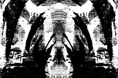 Sıkıntılı bir geçmiş. Siyah ve beyaz dokular. soyut vektör illüstrasyonu.