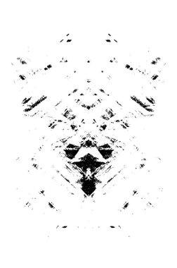 Grunge black and white pattern. Monochrome particles abstract texture. Background of cracks, scuffs, chips, stains, ink spots, lines. Dark design background surface. Gray printing element