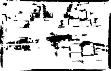 Grunge black and white pattern. Monochrome particles abstract texture. Background of cracks, scuffs, chips, stains, ink spots, lines. Dark design background surface. Gray printing element