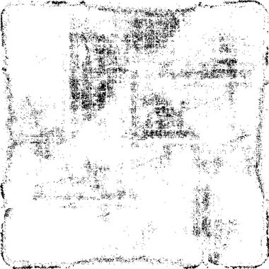 Grunge üst üste biniyor. Soyut siyah-beyaz vektör arkaplanı. Çatlak, leke ve noktalarda kirli desenli tek renkli klasik yüzey. Karanlık korku tarzında eski bir duvar.