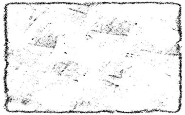 Grunge üst üste biniyor. Soyut siyah-beyaz vektör arkaplanı. Çatlak, leke ve noktalarda kirli desenli tek renkli klasik yüzey. Karanlık korku tarzında eski bir duvar.
