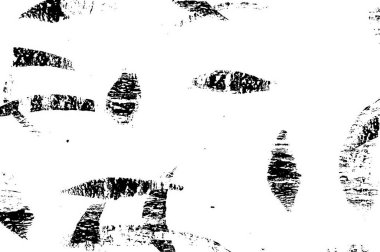 Grunge üst üste biniyor. Soyut siyah-beyaz vektör arkaplanı. Çatlak, leke ve noktalarda kirli desenli tek renkli klasik yüzey. Karanlık korku tarzında eski bir duvar.