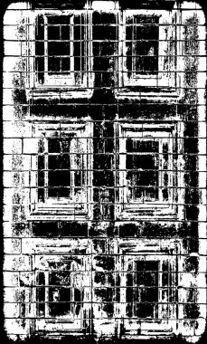 Çizikli soyut siyah beyaz grunge arkaplanı