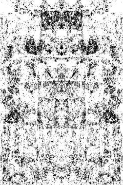 Grunge siyah ve beyaz dokusu. Soyut dağınık arkaplan