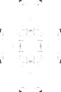 Siyah ve Beyaz Sorunlu Grunge Vektör Kaplama Şablonu. Koyu renkli eskimiş doku. Kirli Yaratıcı Tasarım Arkaplan Elementi