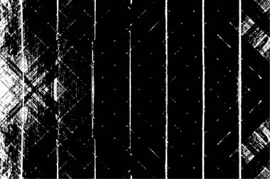 Siyah ve Beyaz Sorunlu Grunge Vektör Kaplama Şablonu. Koyu renkli eskimiş doku. Kirli Yaratıcı Tasarım Arkaplan Elementi