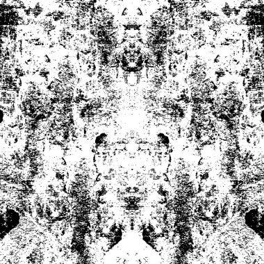 Siyah ve Beyaz Sorunlu Grunge Vektör Kaplama Şablonu. Koyu renkli eskimiş doku. Kirli Yaratıcı Tasarım Arkaplan Elementi