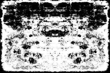 Siyah ve Beyaz Sorunlu Grunge Vektör Kaplama Şablonu. Koyu renkli eskimiş doku. Kirli Yaratıcı Tasarım Arkaplan Elementi