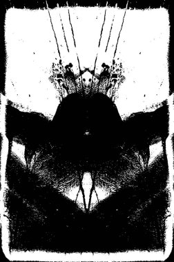 Siyah ve Beyaz Sorunlu Grunge Vektör Kaplama Şablonu. Koyu renkli eskimiş doku. Kirli Yaratıcı Tasarım Arkaplan Elementi