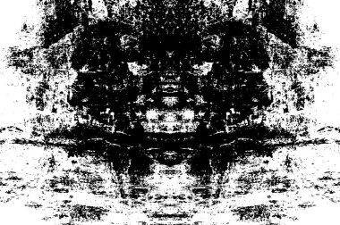 Siyah ve Beyaz Sorunlu Grunge Vektör Kaplama Şablonu. Koyu renkli eskimiş doku. Kirli Yaratıcı Tasarım Arkaplan Elementi