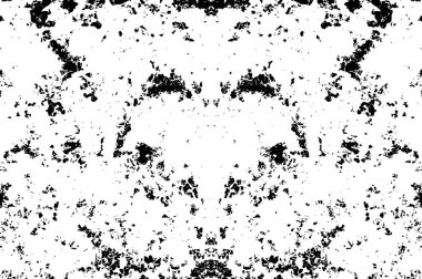 Siyah ve Beyaz Sorunlu Grunge Vektör Kaplama Şablonu. Koyu renkli eskimiş doku. Kirli Yaratıcı Tasarım Arkaplan Elementi