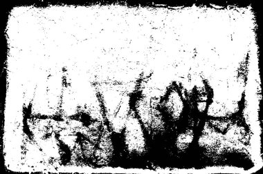 Siyah ve Beyaz Sorunlu Grunge Vektör Kaplama Şablonu. Koyu renkli eskimiş doku. Kirli Yaratıcı Tasarım Arkaplan Elementi