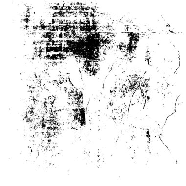 Siyah ve Beyaz Sorunlu Grunge Vektör Kaplama Şablonu. Koyu renkli eskimiş doku. Kirli Yaratıcı Tasarım Arkaplan Elementi