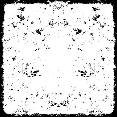 Siyah ve Beyaz Sorunlu Grunge Vektör Kaplama Şablonu. Koyu renkli eskimiş doku. Kirli Yaratıcı Tasarım Arkaplan Elementi