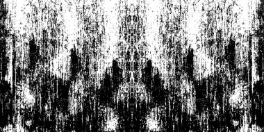 Siyah ve Beyaz Sorunlu Grunge Vektör Kaplama Şablonu. Koyu renkli eskimiş doku. Kirli Yaratıcı Tasarım Arkaplan Elementi