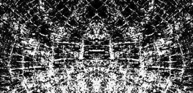 Siyah ve Beyaz Sorunlu Grunge Vektör Kaplama Şablonu. Koyu renkli eskimiş doku. Kirli Yaratıcı Tasarım Arkaplan Elementi