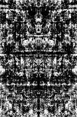 Siyah ve Beyaz Sorunlu Grunge Vektör Kaplama Şablonu. Koyu renkli eskimiş doku. Kirli Yaratıcı Tasarım Arkaplan Elementi